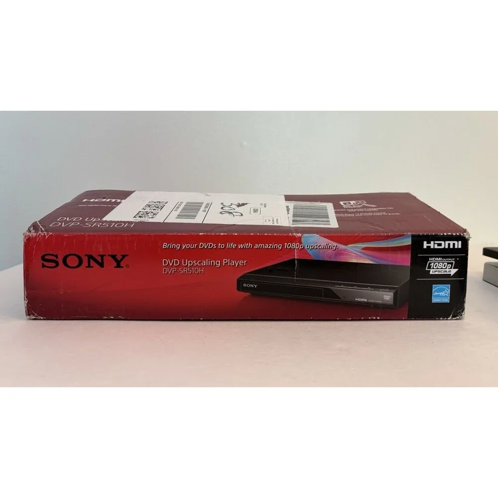Sony DVP-SR510H DVD Upscaling Player - Black  Open box.